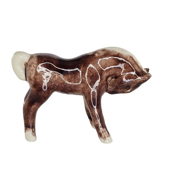 Dorothy Kindell Foal Baby Horse Figurine Head Tucked Down - Picture 2 of 10
